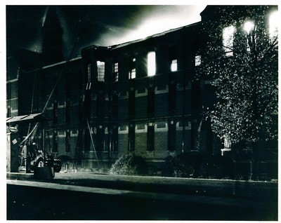Stockton - Fires and Fire Prevention 1930-1940: Fire at Stockton State Hospital for the Insane, November 30th 1938, 1200 N. California St at Rose St., Male Department