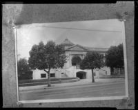 Santa Monica Public Library, Santa Monica, 1923, rephotographed [1930s?]