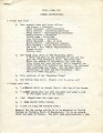 Theta Sigma Chi Pledge Instructions, 1957