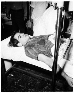 Stabbing in Judge Ambrose courtroom, 1958