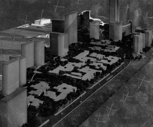 Model of Alcoa development, Century City