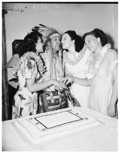 Chief Hailstorms Fiftieth Anniversary in show business, 1951