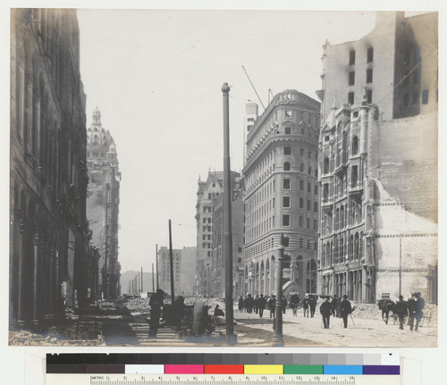 [View west on Market St. from near Second St.]