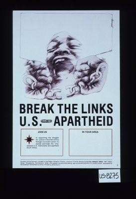 Break the links - U.S. - Apartheid. Join us