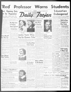 Daily Trojan, Vol. 40, No. 83, February 21, 1949