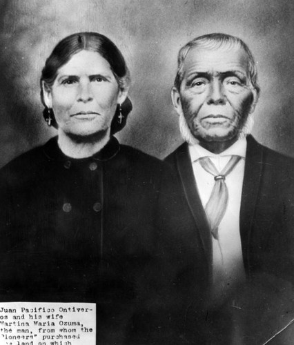 Juan Pacifico Ontiveros and wife