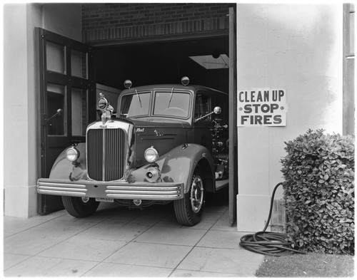 The Clean-Up Program Sign, Fire Station No. 10
