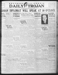 Daily Trojan, Vol. 23, No. 23, October 13, 1931
