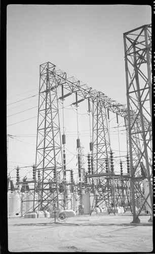 Dead-end at electric substation