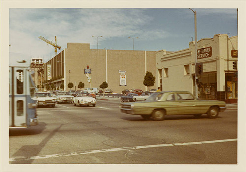 East side of Second Street (1300 block), looking north from Santa Monica Blvd. on Febuary 14, 1970