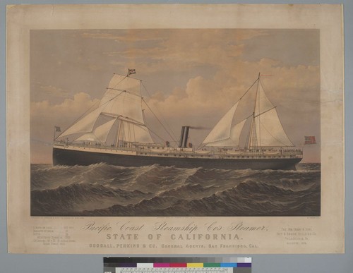 Pacific Coast Steamship Co.'s steamer "State of California"