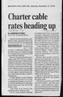 Charter cable rates heading up