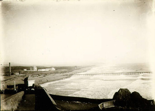 [Ocean Beach from Cliff House, Sutro Heights]