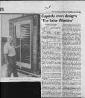 Capitola man designs 'The Solar Window