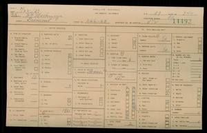 WPA household census for 266 FREMONT AVE, Los Angeles