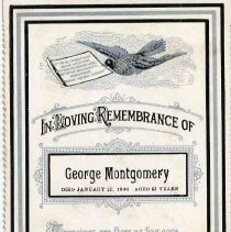 In Loving Remembrance of George Montgomery