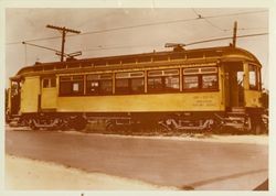 Petaluma and Santa Rosa Railroad car number 67, Petaluma, California, 1932
