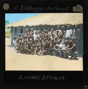 "A Village School, Livingstonia", Malawi, ca.1910
