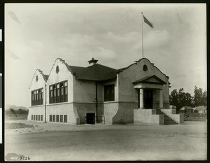 Exterior view of the Arlington School in Riverside, ca.1910