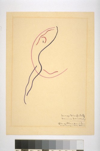 Identification uncertain. Inscribed by Paget-Fredericks to Diaghileff