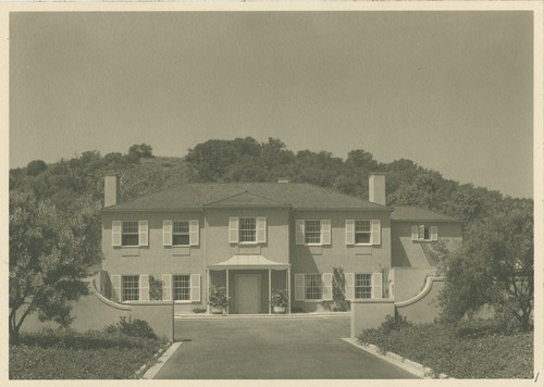 Roland Coate: Liebig house (Bel Air, Calif.)