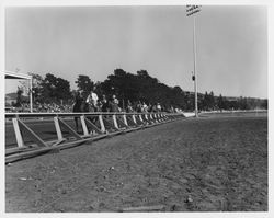 Horse racing at the Sonoma County Fairgrounds