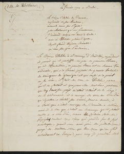 Frederick the Great, letter, 1770 Jan. 4, to Voltaire