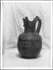 A piece of rare Toltec pottery from Mexico, ca.1900