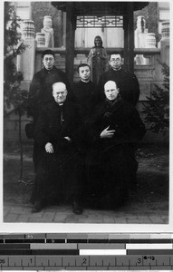 Group of priests, Fushun, China, ca. 1935