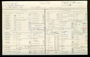WPA household census for 147 W 101ST STREET, Los Angeles