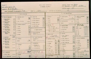 WPA household census for 221 W VERNON AVE, Los Angeles County