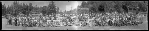 Group portrait of the attendees of the Church of the Nazarene Northern California District Camp meeting