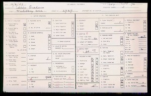 WPA household census for 2727 MILITARY, Los Angeles