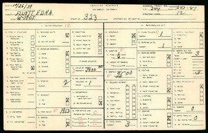 WPA household census for 323 W 38TH STREET, Los Angeles County
