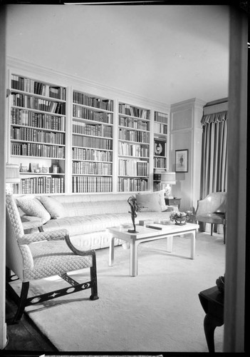 Robinson, Edward G., residence. Library
