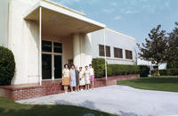 1968 - Library Staff in front of the old Buena Vista Library Branch