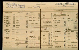 WPA household census for 703 W 52ND PL, Los Angeles County