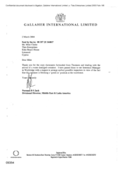 [Letter from Norman BS Jack to Mike Clarke regarding damaged containers]