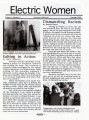 Electric Women newsletter, Vol. 1, No. 2 for Summer 1994