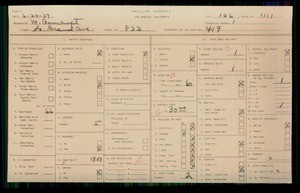 WPA household census for 833 S GRAND AVENUE, Los Angeles