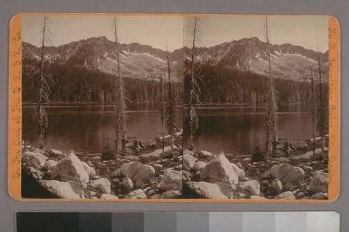 (Bawley Lake, Oregon; on verso.) Place of publication: Baker City, Oregon. Photographer's series: On the Line of the O. R. & N. Co