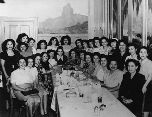 Women at Clifton's Cafeteria