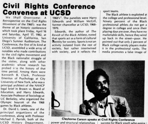 Civil Rights Conference at UCSD