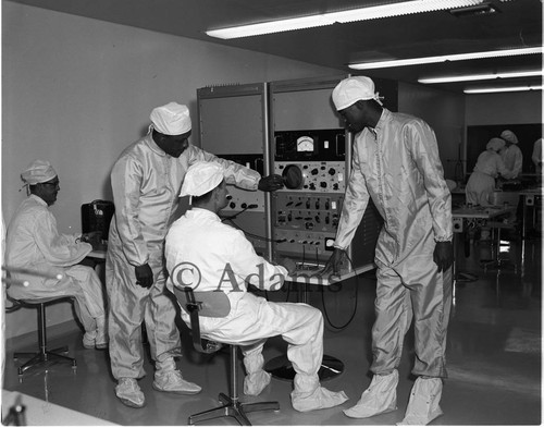 Sterile office, Los Angeles, ca. 1962