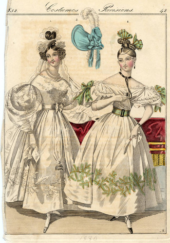 Two Women in Evening Dress