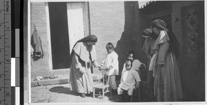 Maryknoll Sisters and orphans, Loting, China, ca. 1930