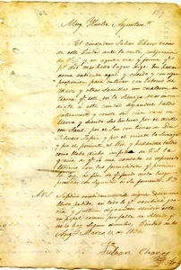 Petition of Julian Chavez for grant of agricultural parcel, 1836