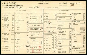 WPA household census for 1378 NEWTON ST, Los Angeles