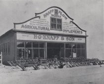 Knapp Plow Works store front, 1022 South First Street