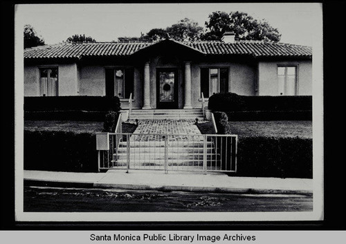 H. M. Gorham House, 336 Adelaide Drive, Santa Monica, Calif